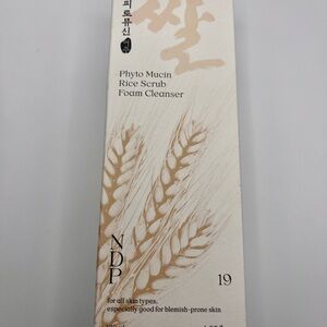 NDP Phyto Mucin Rice Scrub Foam Cleanser – 120 ml / 4.05 fl oz